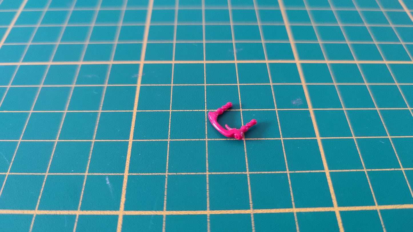 Poignée de porte pièce détachée miniature Bburago burago Porsche 911 Carrera 1993 rouge 1/18 1/18e 1/18ème #D56