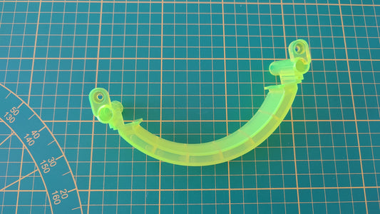 Poignée de transport jaune transparent pièce détachée pour console de jeux Nintendo Game cube DOL-101 DOL-001