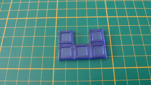 Polyominos bleu pentomino U pièce détachée jeu de société Blokus #E53