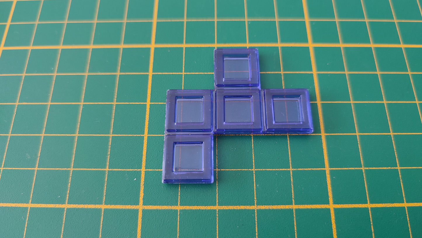 Polyominos bleu pentomino en F pièce détachée jeu de société Blokus #E53