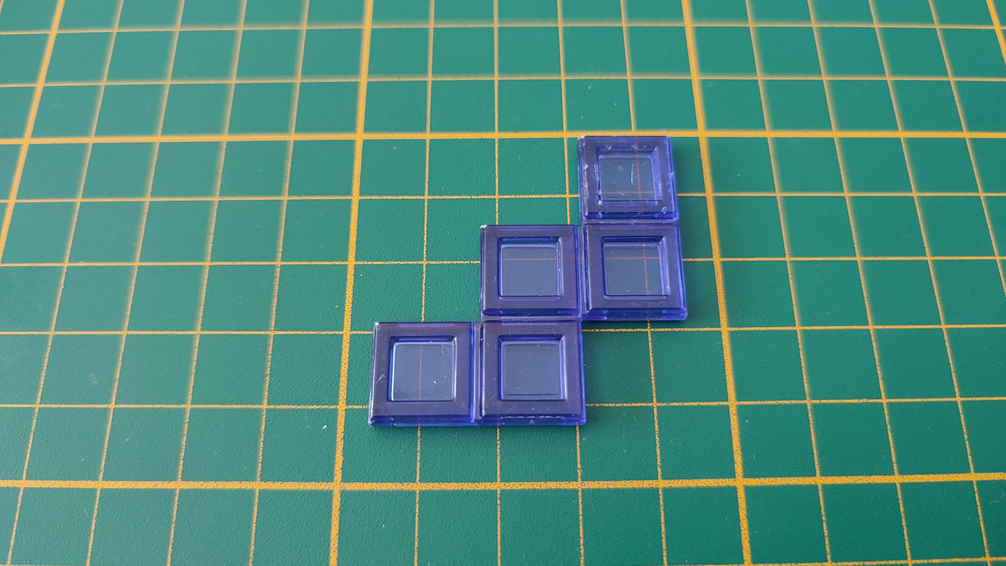 Polyominos bleu pentominos en F pièce détachée jeu de société Blokus #E53