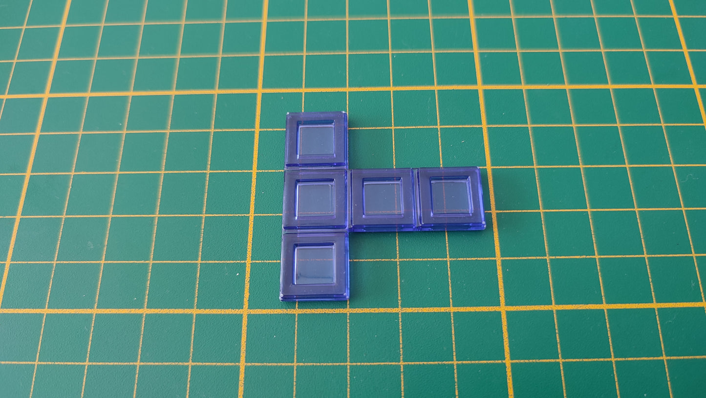 Polyominos bleu pentominos en T pièce détachée jeu de société Blokus #E53