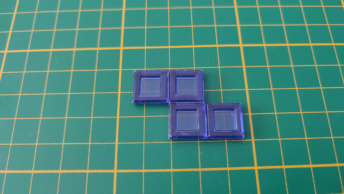 Polyominos bleu tétromino Z pièce détachée jeu de société Blokus #E53