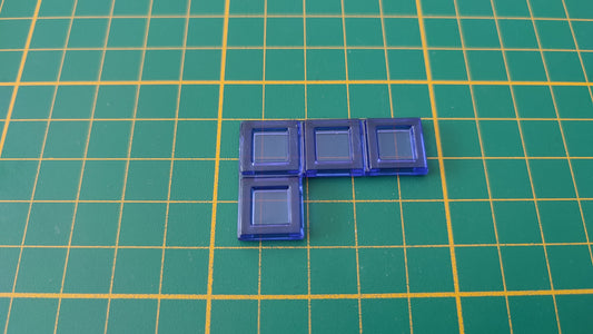 Polyominos bleu tétromino en L pièce détachée jeu de société Blokus #E53