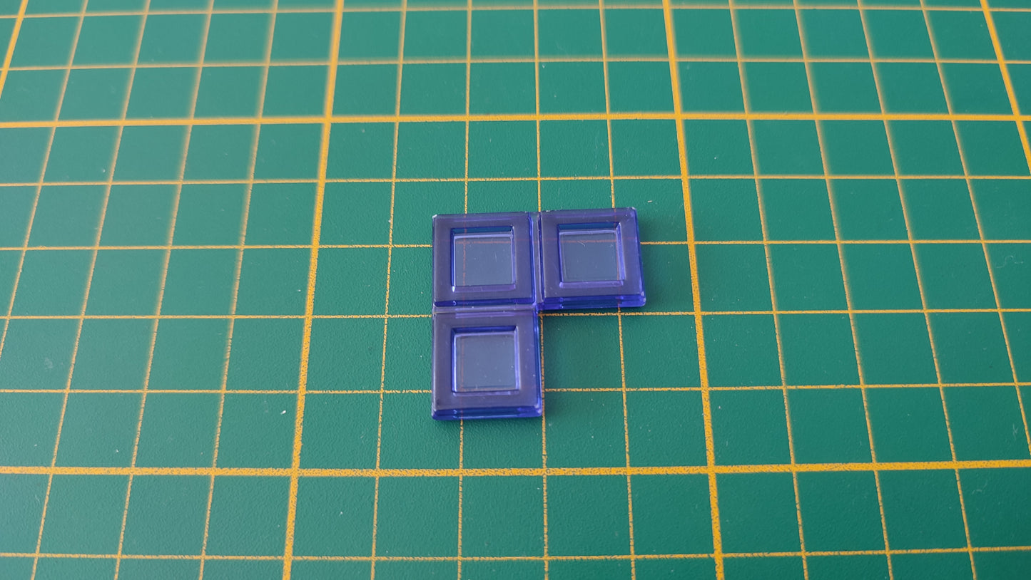 Polyominos bleu triominos en L pièce détachée jeu de société Blokus #E53