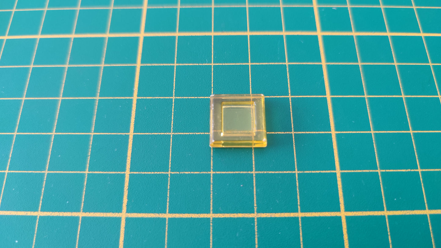 Polyominos jaune pentomino carré 1x1 pièce détachée jeu de société Blokus #E53