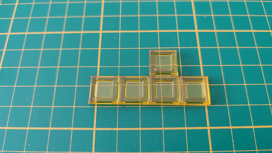 Polyominos jaune pentomino en forme T pièce détachée jeu de société Blokus #E53