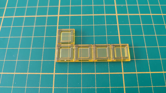 Polyominos jaune pentominos en L pièce détachée jeu de société Blokus #E53