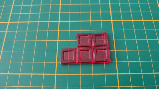 Polyominos rouge pentomino P pièce détachée jeu de société Blokus #E53