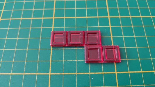 Polyominos rouge pentominos en Z pièce détachée jeu de société Blokus #E53