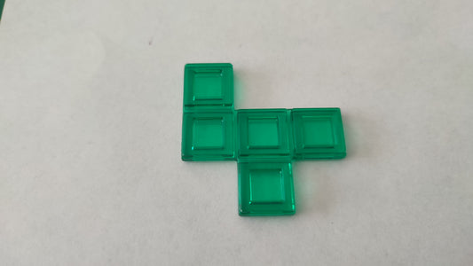 Polyominos vert pentomino en F pièce détachée jeu de société Blokus #E53