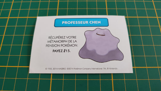 Professeur Chen Métamorph pièce détachée jeu de société Monopoly Pokémon édition de Kanto #C43