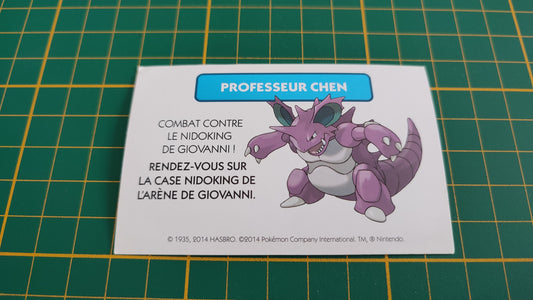 Professeur Chen Nidoking pièce détachée jeu de société Monopoly Pokémon édition de Kanto #C43