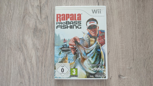 Rapala Pro Bass Fishing jeu vidéo console de jeux Nintendo Wii #SP