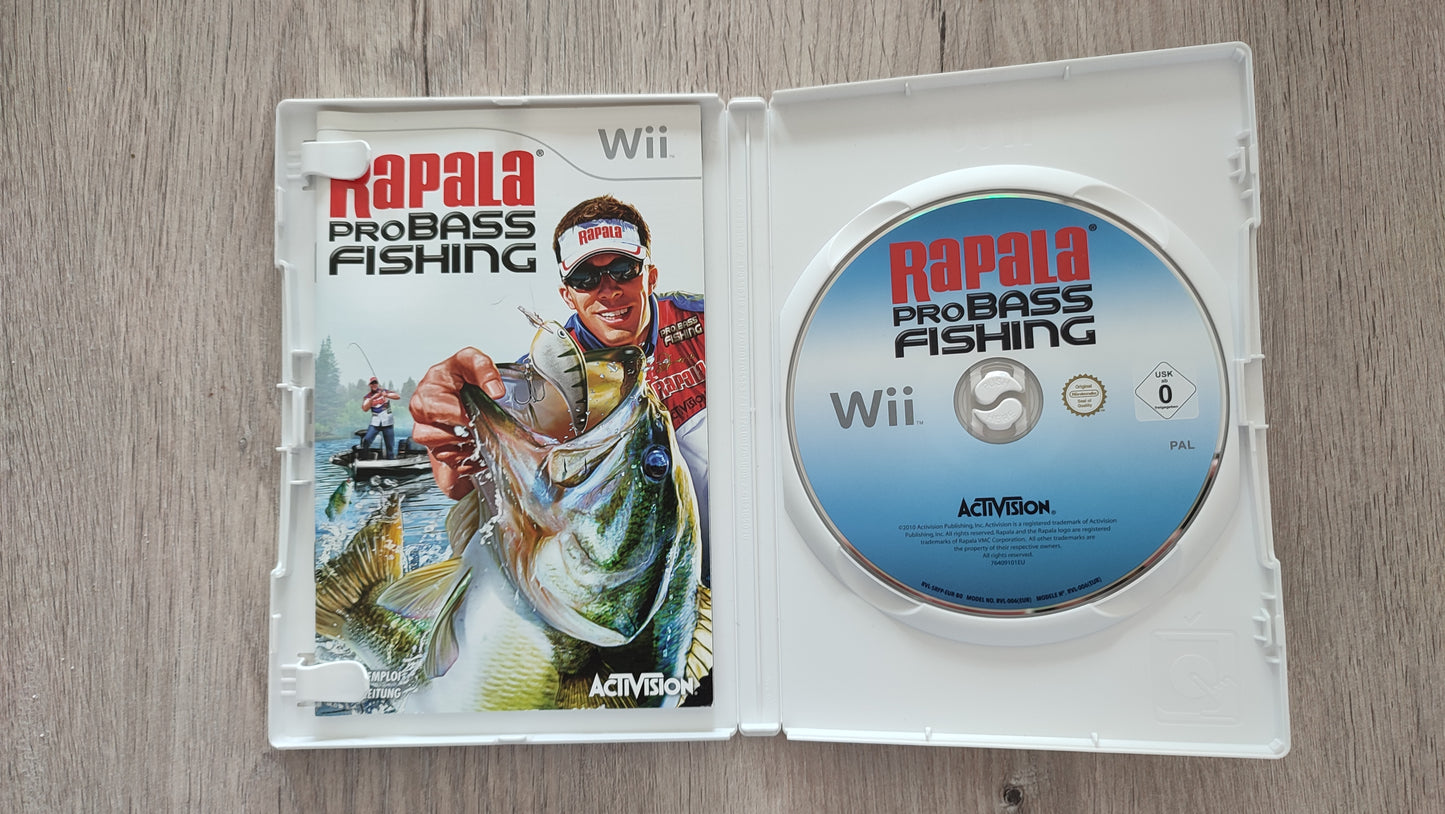 Rapala Pro Bass Fishing jeu vidéo console de jeux Nintendo Wii #SP