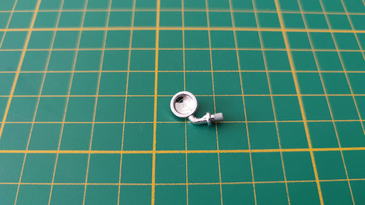 Rétroviseur gauche chromé référence 30641027 pièce détachée Playmobil #E17