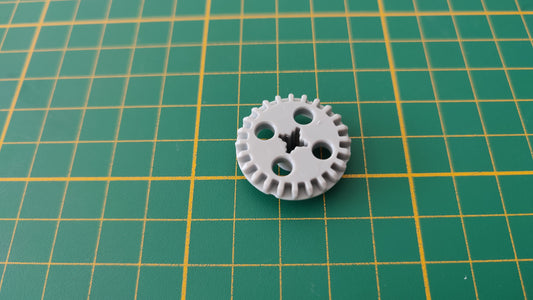 Roue grise 24 dents pièce détachée Clementoni mon atelier de mécanique 52498 Exploration antarctique #E21