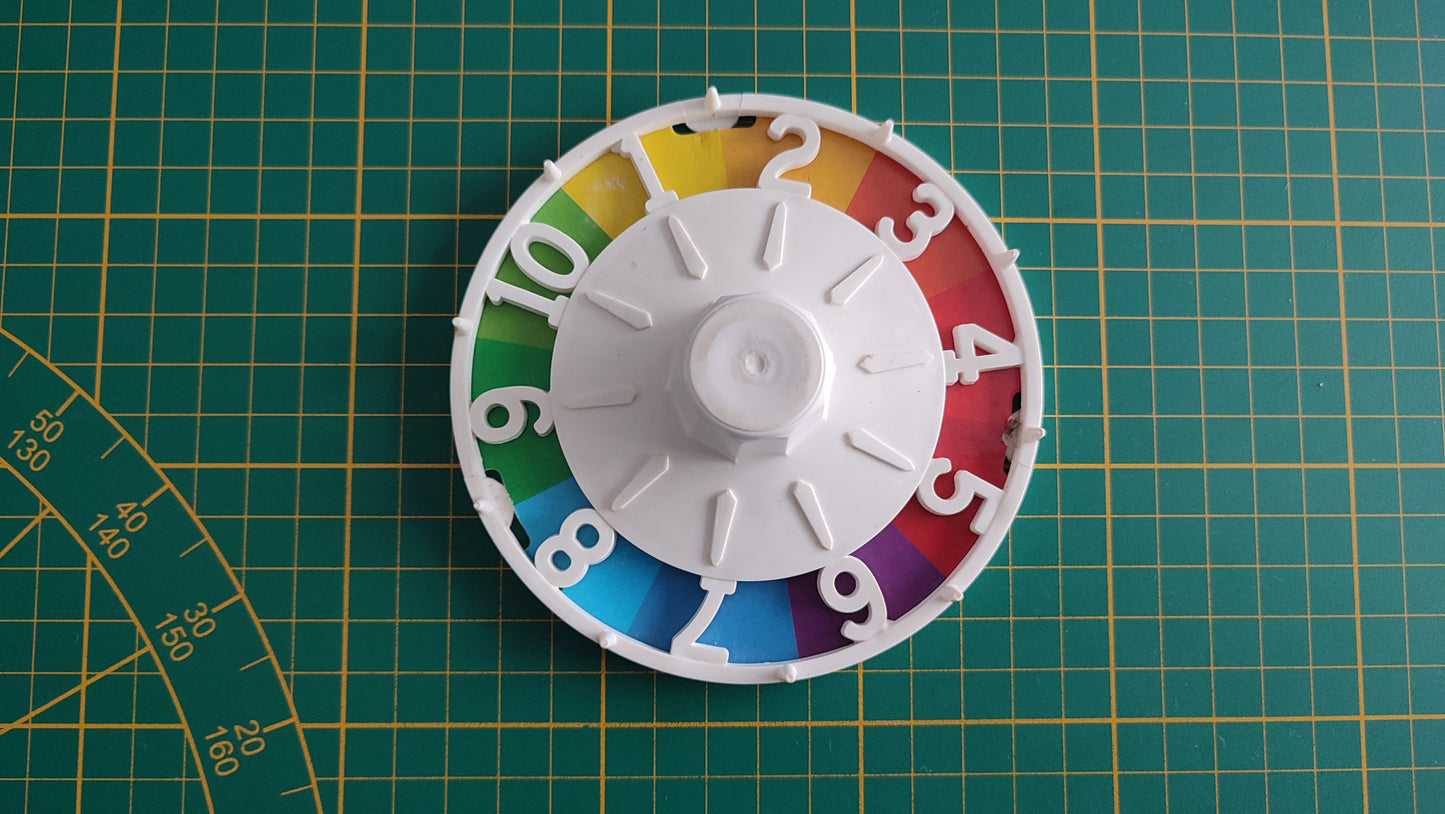 Roulette seule pièce détachée jeu de société Destins En famille sur les chemins de la vie MB #E44