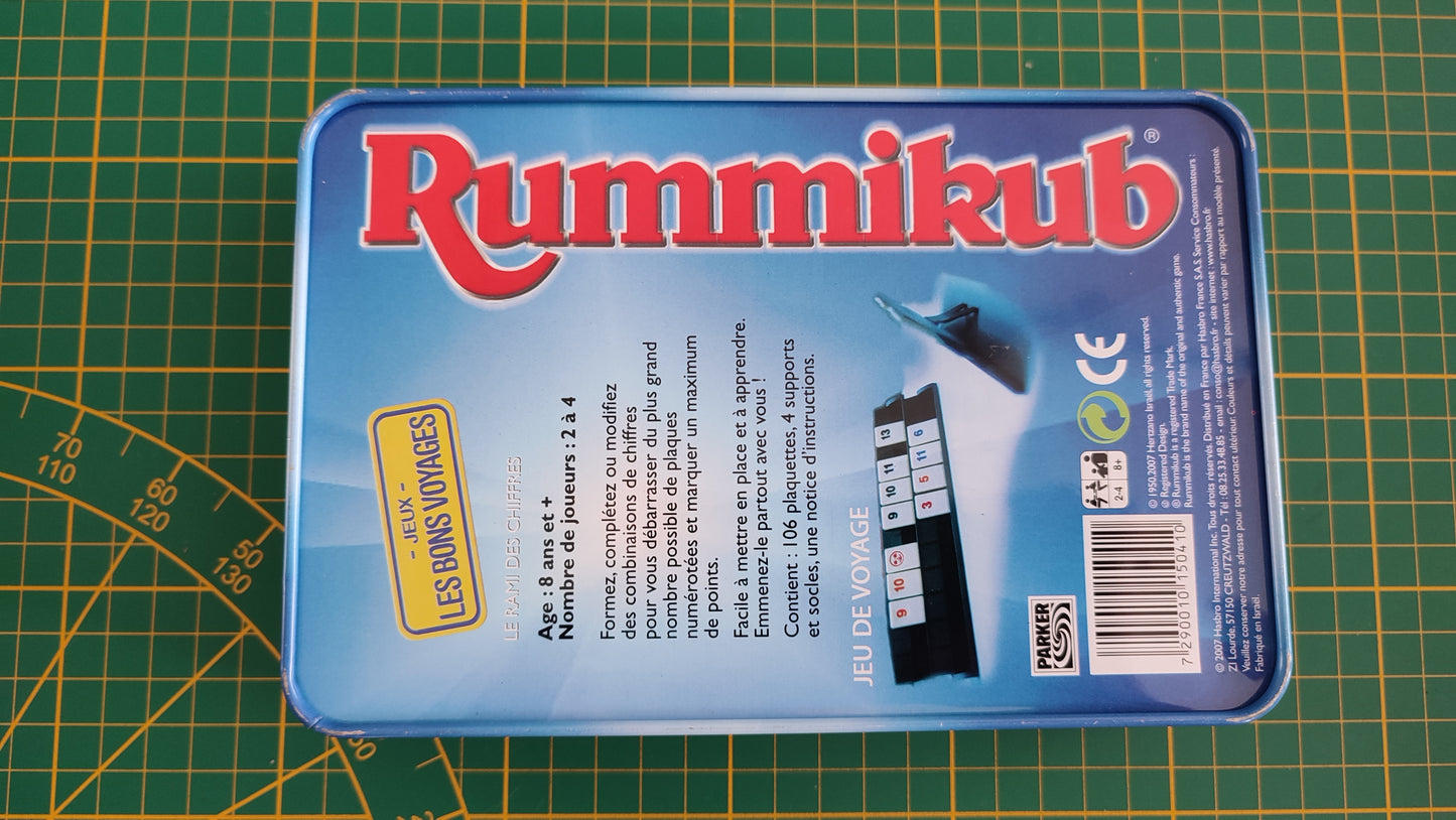 Rummikub Le rami des chiffres jeu de voyage jeu de société Hasbro #C68