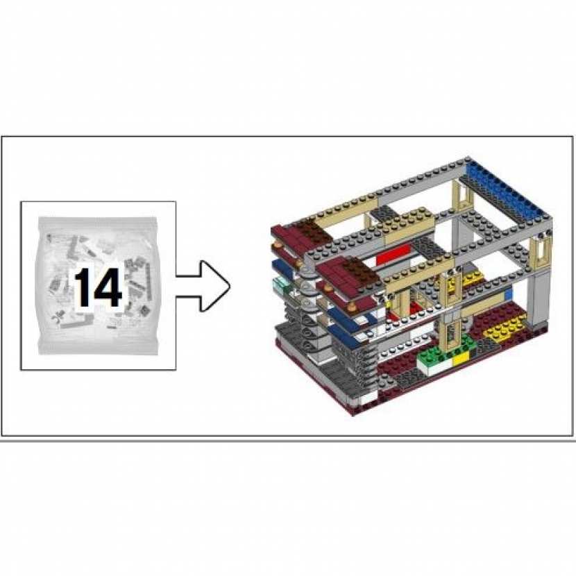 Sachet n°14 LEGO® Titanic (10294) – Sachet de pièces LEGO® d'origine