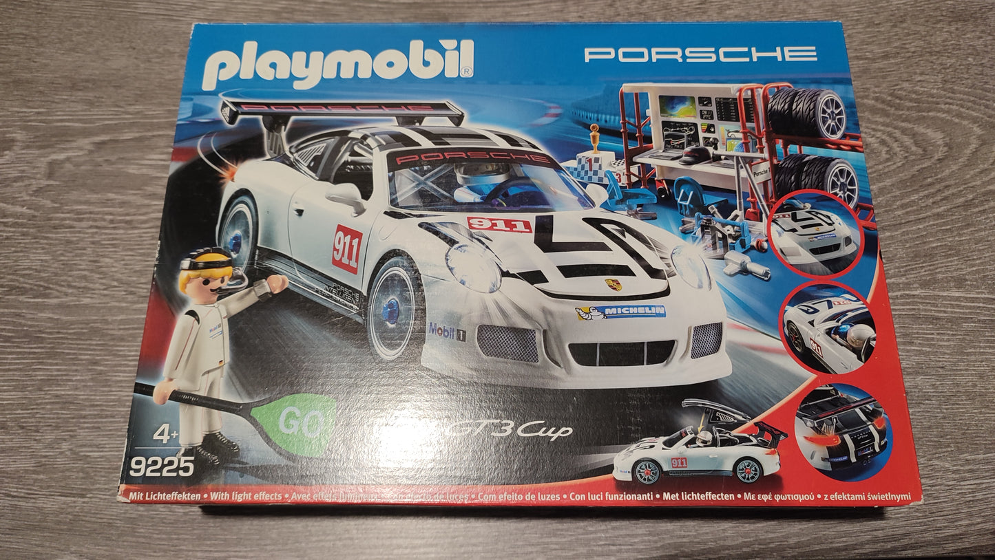 Set complet Playmobil 9225 Porsche 911 GT3 Cup neuf scellé #SP