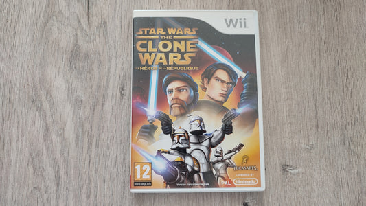 Star Wars The Clone Wars les héros de la république jeu vidéo console de jeux Nintendo Wii #SP