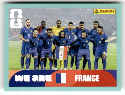 Sticker autocollant Panini FRA 13 Photo officielle de l'équipe de France - Équipe de France - Coupe du Monde FIFA 2026 - Pièce détachée