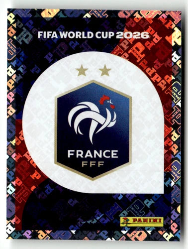 Sticker autocollant Panini FRA 1 Logo de l'équipe France pièce détachée