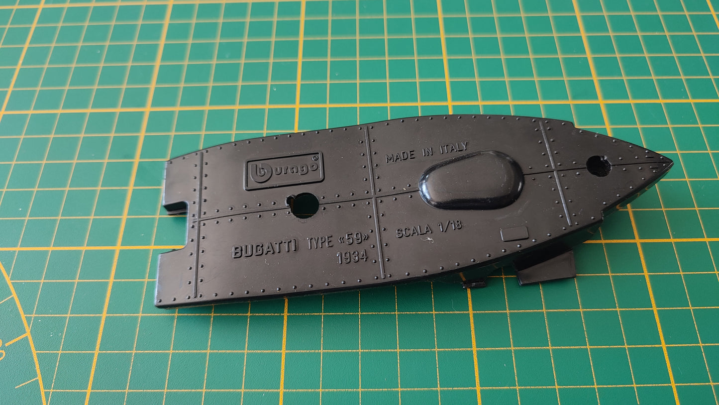 Support plastique pièce détachée miniature Bburago Burago Bugatti type 59 1934 1/18 1/18e 1/18ème #D95