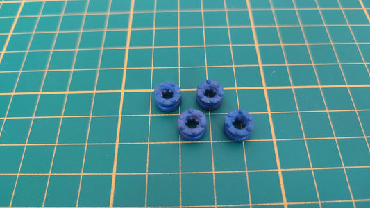 Supports caoutchouc x4 bloc optique pièce détachée console de jeux Sony Playstation 2 Ps2 SCPH-50004 aqua blue #E87