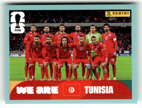 TUN 13 Photo de l'équipe - Sticker autocollant Panini Coupe du Monde FIFA 2026 Tunisie - Pièce détachée