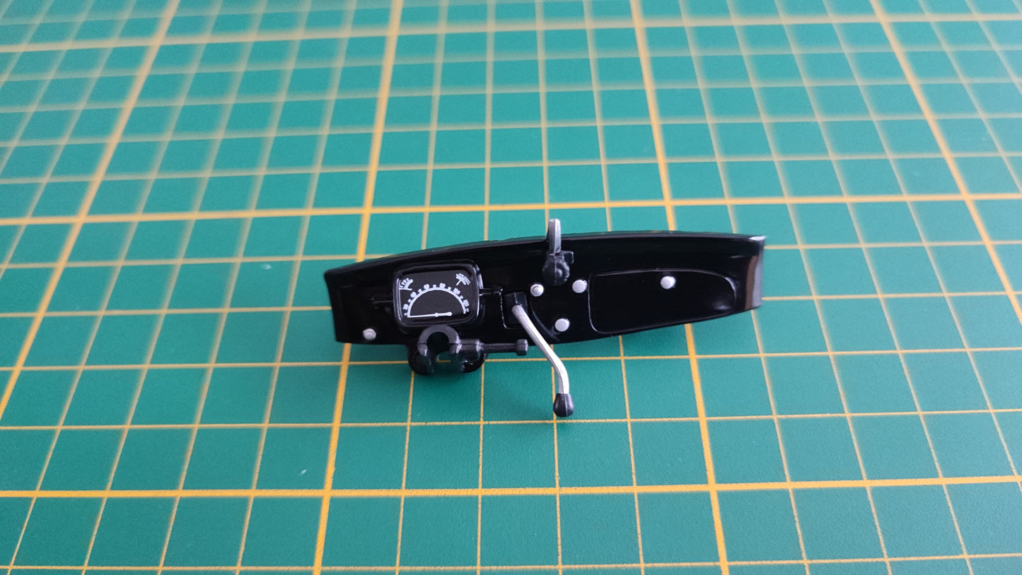 Tableau de bord pièce détachée miniature 1/18 Solido Citroën traction type 11 B 1938 #C27