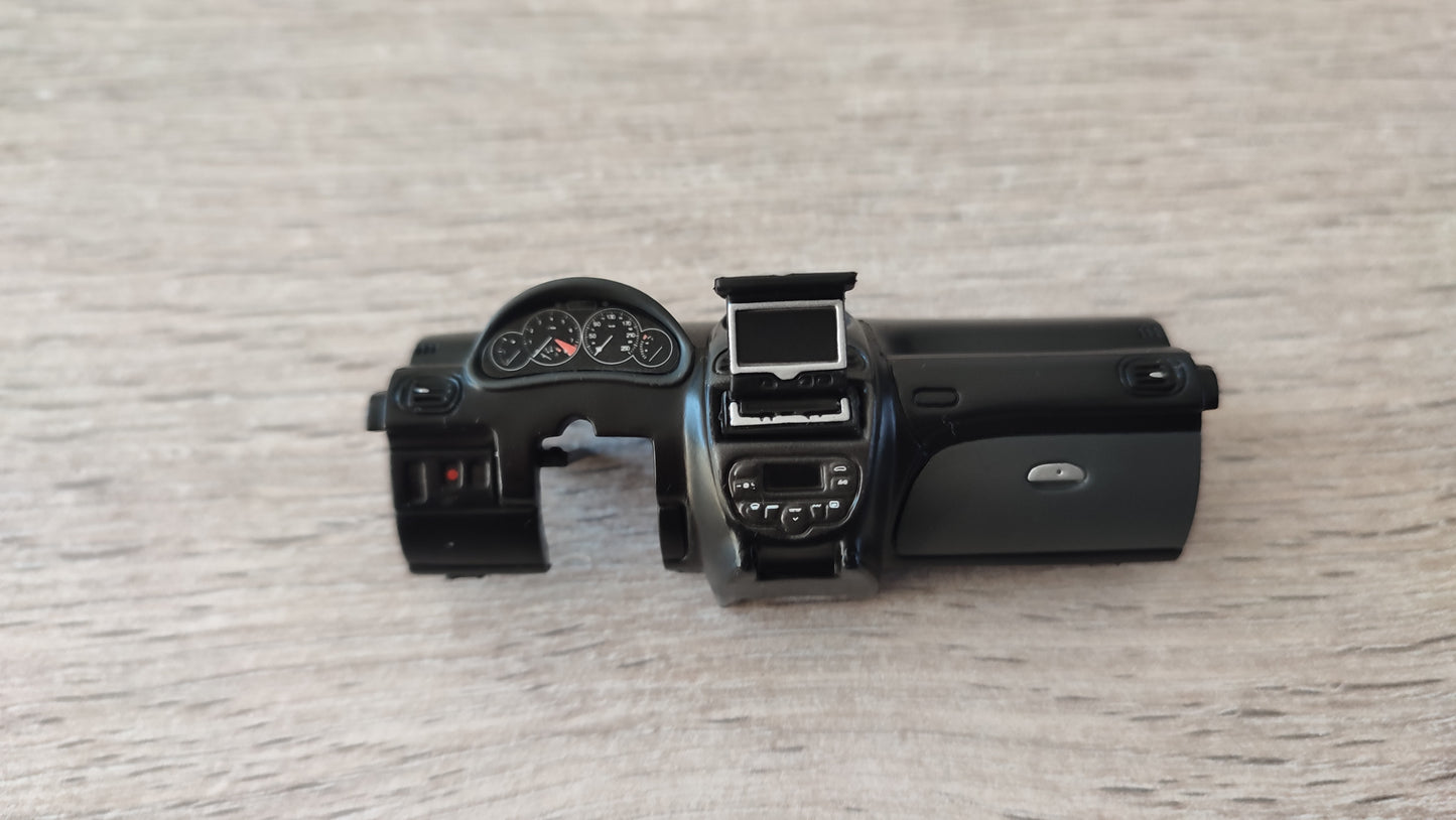 Tableau de bord pièce détachée miniature Norev Peugeot 206 CC RC Esquiss Auto 1/18 1/18e 1/18ème #D63