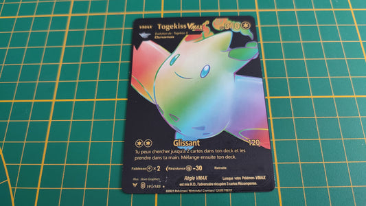 Togekiss Vmax carte illustration Pokémon cosplay couleur noir française #C18