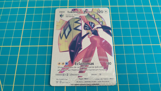 Tokorico Vmax carte illustration Pokémon cosplay couleur or française #C17