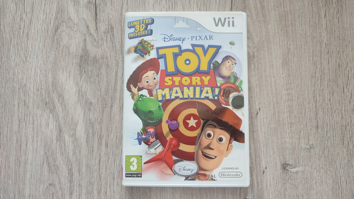 Toy Story mania Disney Pixar jeu vidéo console de jeux Nintendo Wii #SP