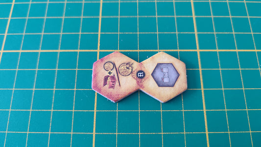 Tuile action n°1 Praga Caput Regni vladimir suchy Delicious Games pièce détachée jeu de société #E34