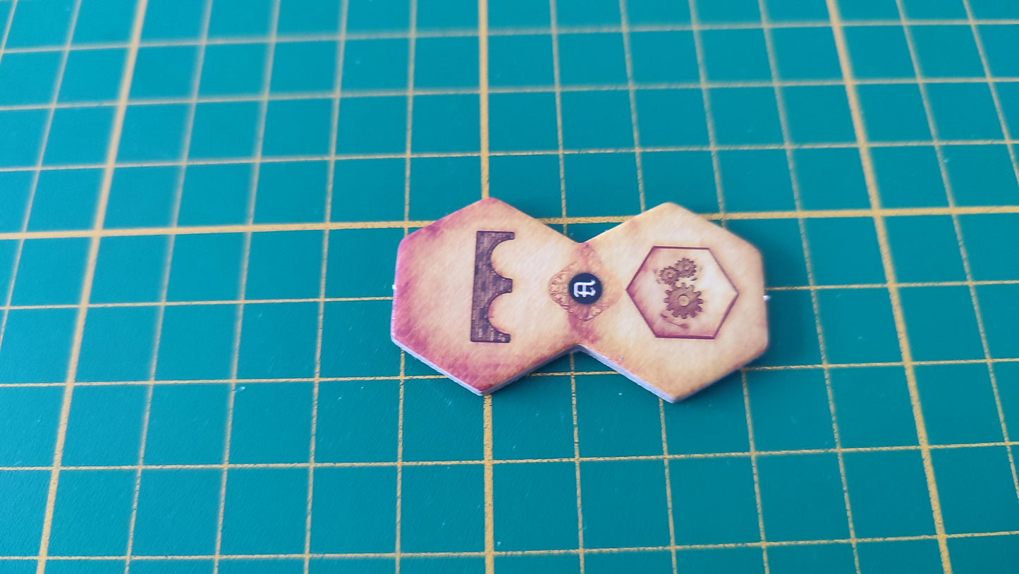 Tuile action n°3 Praga Caput Regni vladimir suchy Delicious Games pièce détachée jeu de société #E34