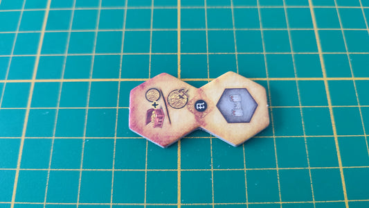 Tuile action n°5 Praga Caput Regni vladimir suchy Delicious Games pièce détachée jeu de société #E34