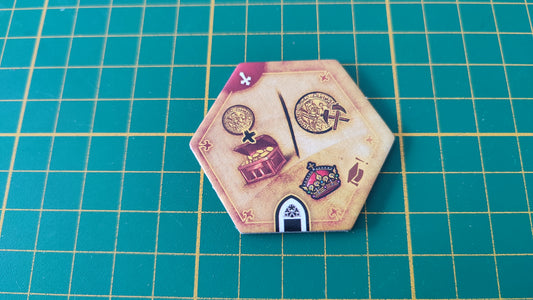 Tuile amélioration n°10 Praga Caput Regni vladimir suchy Delicious Games pièce détachée jeu de société #E34