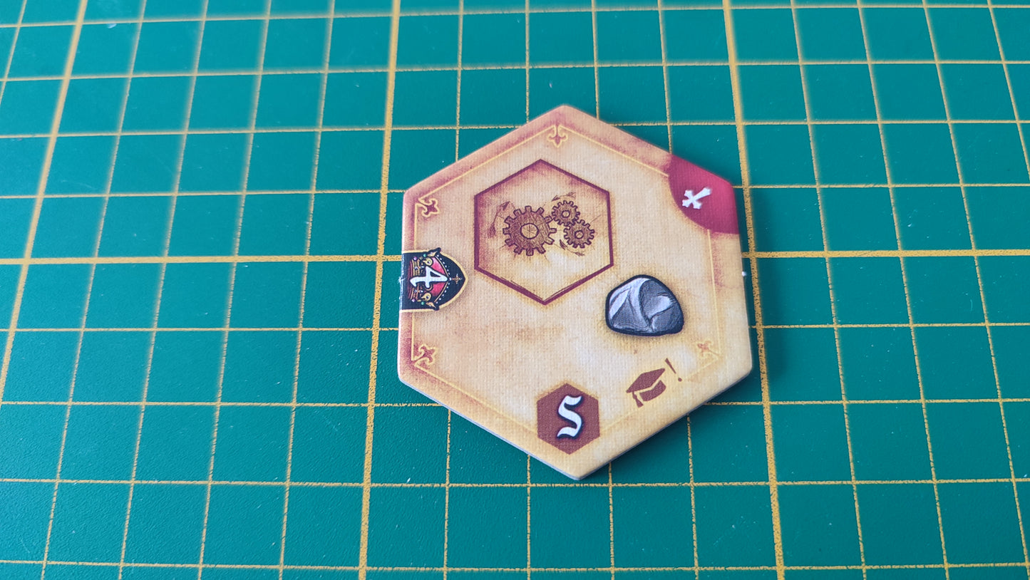 Tuile amélioration n°13 Praga Caput Regni vladimir suchy Delicious Games pièce détachée jeu de société #E34