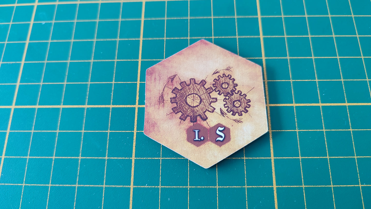 Tuile amélioration n°14 Praga Caput Regni vladimir suchy Delicious Games pièce détachée jeu de société #E34