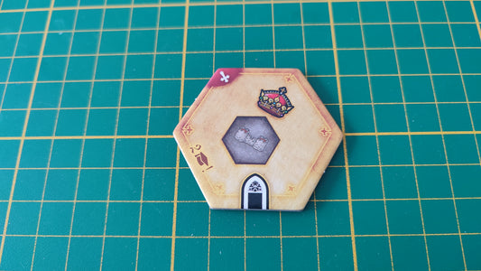 Tuile amélioration n°15 Praga Caput Regni vladimir suchy Delicious Games pièce détachée jeu de société #E34