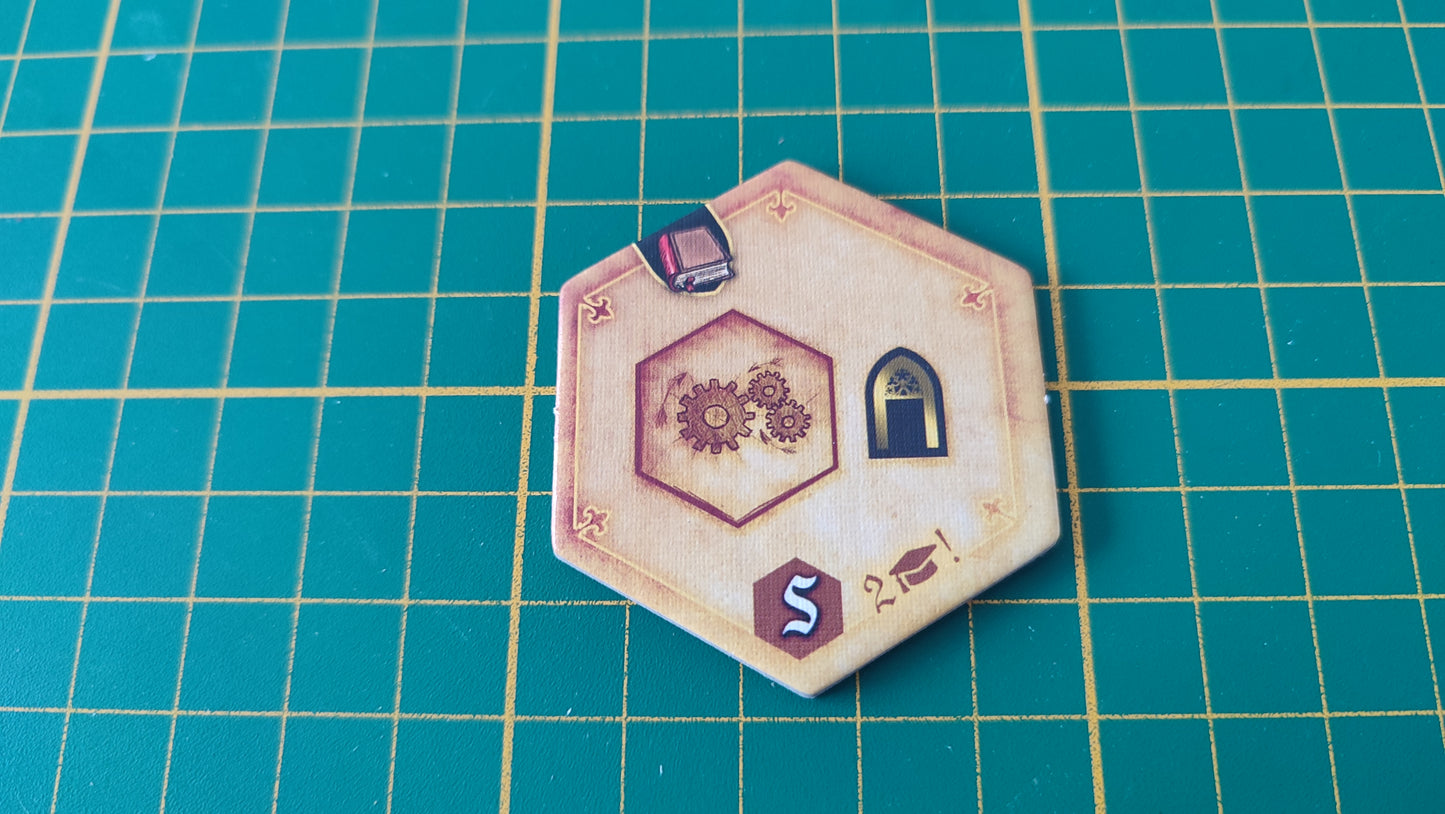 Tuile amélioration n°16 Praga Caput Regni vladimir suchy Delicious Games pièce détachée jeu de société #E34