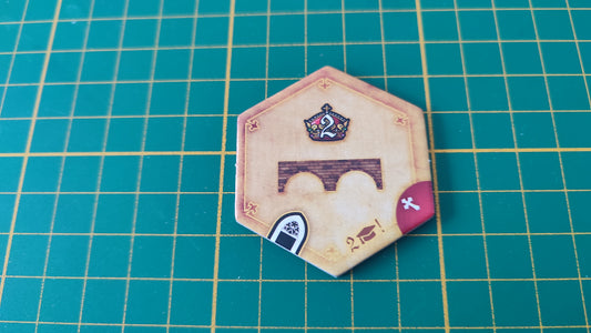 Tuile amélioration n°19 Praga Caput Regni vladimir suchy Delicious Games pièce détachée jeu de société #E34