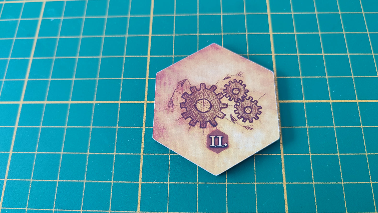 Tuile amélioration n°19 Praga Caput Regni vladimir suchy Delicious Games pièce détachée jeu de société #E34