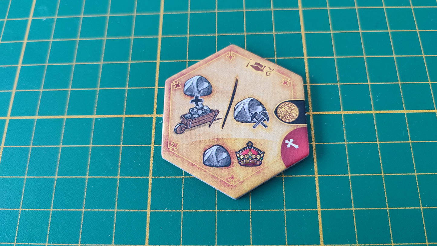 Tuile amélioration n°20 Praga Caput Regni vladimir suchy Delicious Games pièce détachée jeu de société #E34