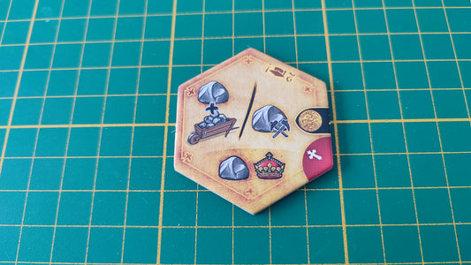 Tuile amélioration n°20 Praga Caput Regni vladimir suchy Delicious Games pièce détachée jeu de société #E34