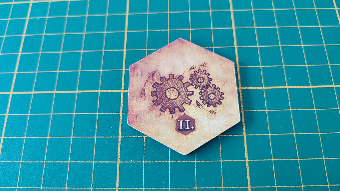 Tuile amélioration n°21 Praga Caput Regni vladimir suchy Delicious Games pièce détachée jeu de société #E34