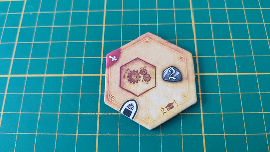 Tuile amélioration n°22 Praga Caput Regni vladimir suchy Delicious Games pièce détachée jeu de société #E34